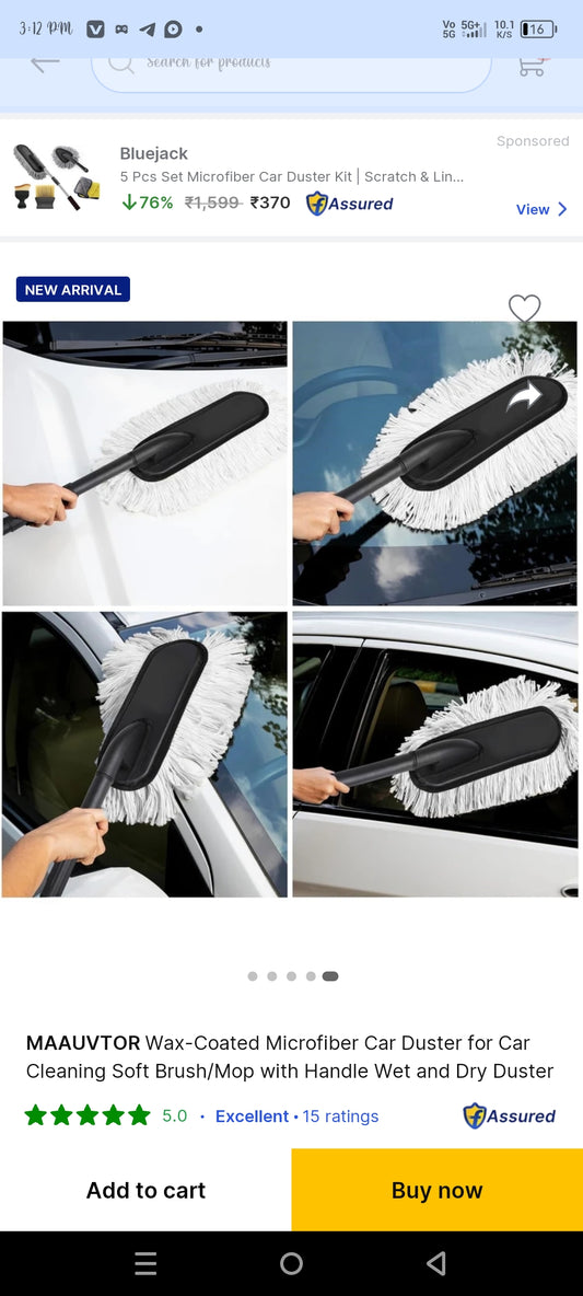 Microfiber Car Duster – Quick Dust Cleaning Without Scratches